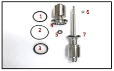 Mixproof seal shaft alfa laval