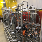 Winery filtration Skid System Sanitary Process