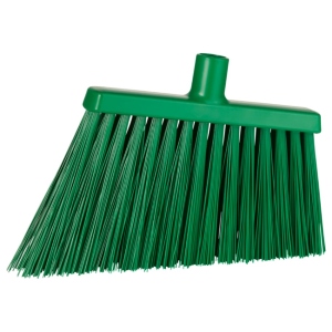 Angle Broom Brush 12" Extra Stiff Green