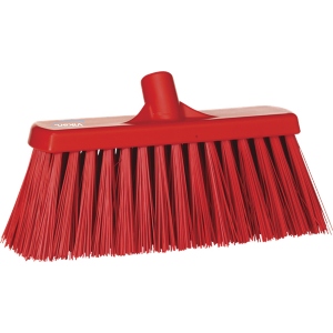 Push Broom Brush 13" Extra Stiff Red