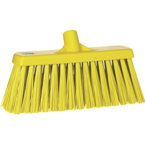 Push Broom Brush 13" Extra Stiff Yellow