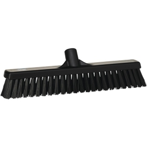 Combo Push Broom 16" Soft/Stiff Black