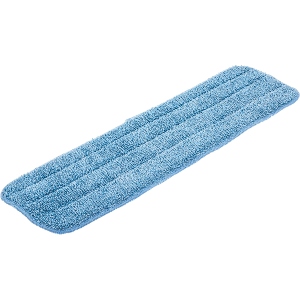 Microfiber Wet Mop Pad 18" Blue 12/Case