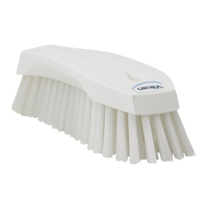 Large Hand Brush Stiff White