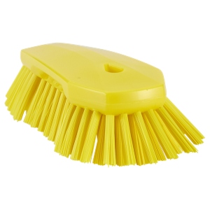 Extra Large Hand Brush Extra Stiff Yellow