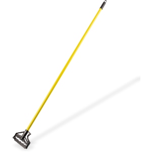 Quick-Release Fiberglass Mop Handle 60" Yellow 12/Case