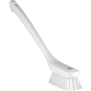 Vikan Narrow Long Handle Cleaning Brush 16.5" White