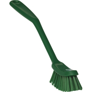 Vikan Narrow Dish Brush Medium 11" Green