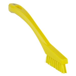 Vikan Detail Brush Extra Stiff 8" Yellow