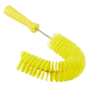 Vikan Hook Brush Medium Bristles 15.5" Yellow