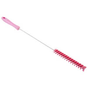 Vikan Tube Brush Medium Bristles 20" X .9" Pink