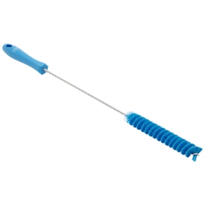 Vikan Tube Brush Medium Bristles 20" X .9" Blue