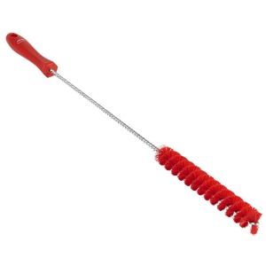 Vikan Tube Brush Medium Bristles 20" X .9" Red