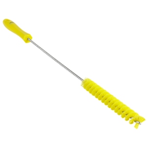 Vikan Tube Brush Medium Bristles 20" X .9" Yellow