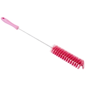 Vikan Tube Brush Stiff Bristles 20" X 1.5" Pink