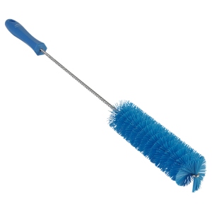 Vikan Tube Brush Stiff Bristles 20" X 1.5" Blue