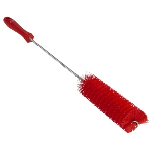 Vikan Tube Brush Stiff Bristles 20" X 1.5" Red