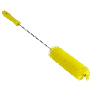 Vikan Tube Brush Stiff Bristles 20" X 1.5" Yellow