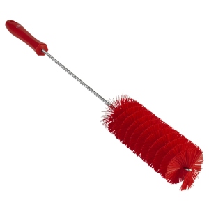 Vikan Tube Brush Medium Bristles 20" X 2" Red