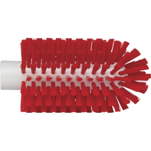 Vikan Pipe Brush Head Medium Bristles 6" X 3" Red