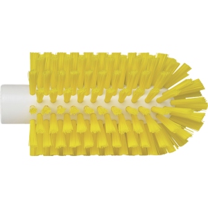 Vikan Pipe Brush Head Medium Bristles 6" X 3" Yellow