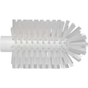 Vikan Pipe Brush Head Medium Bristles 6" X 3.5" White