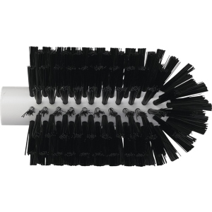Vikan Pipe Brush Head Medium Bristles 6" X 3.5" Black
