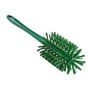 Vikan One-Piece Pipe Brush Stiff Bristles 17" X 3.5"  Green