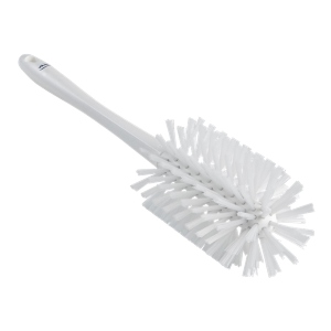 Vikan One-Piece Pipe Brush Stiff Bristles 17" X 3.5"  White