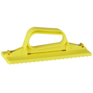 Vikan Handheld Cleaning Pad Holder Yellow