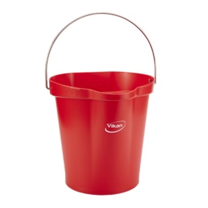 Vikan 3 Gallon Bucket Red