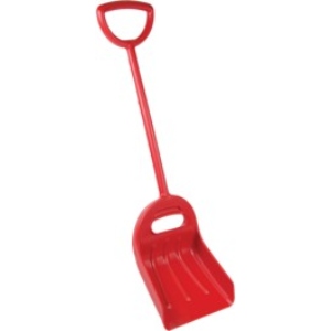 Remco One-Piece Dual Grip Shovel 48" w/ 14" Blade Red