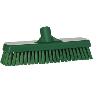 Vikan Deck/Wall Scrub Brush Stiff Bristles 12" Green