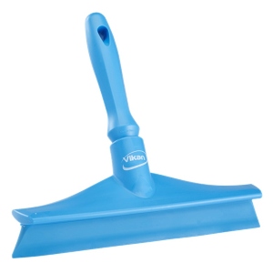 Vikan Single Blade Ultra Hygiene Bench Squeegee 10" Blue