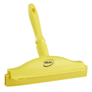 Vikan Double Blade Ultra Hygiene Squeegee 10" Yellow