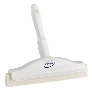Vikan Double Foam Blade Bench Squeegee 10" White