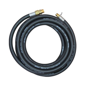 75' X 5/8" Black X Extruded Hose Assembly No Nozzle