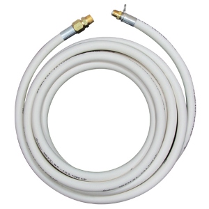 100' X 5/8" White X Extruded Hose Assembly No Nozzle