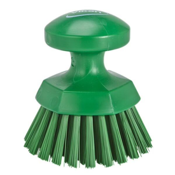 Remco Round Hand Brush Stiff Green