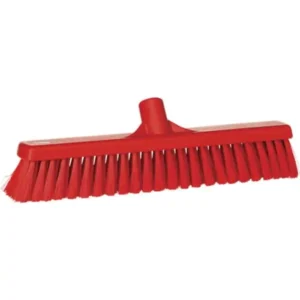 Remco Small Particle Push Broom 16" Soft Red