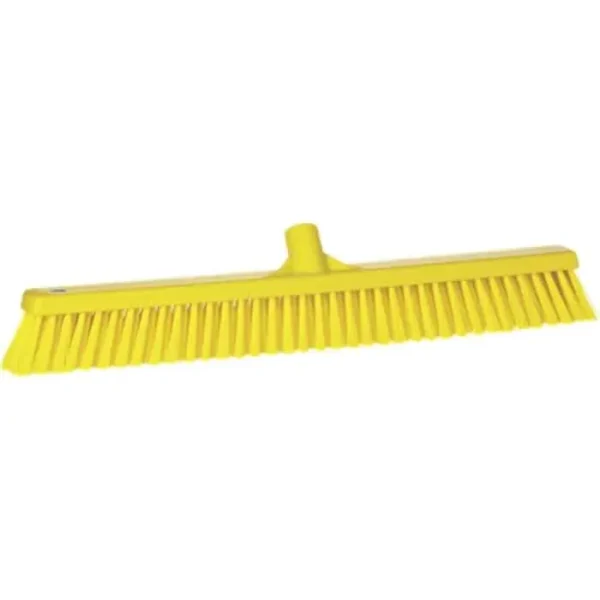Remco Combo Push Broom 24" Soft/Stiff Yellow