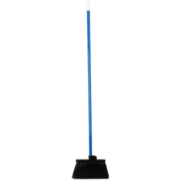 Carlisle Duo-Sweep 11" Unflagged Broom with 48" Metal Blue Handle 12/Case