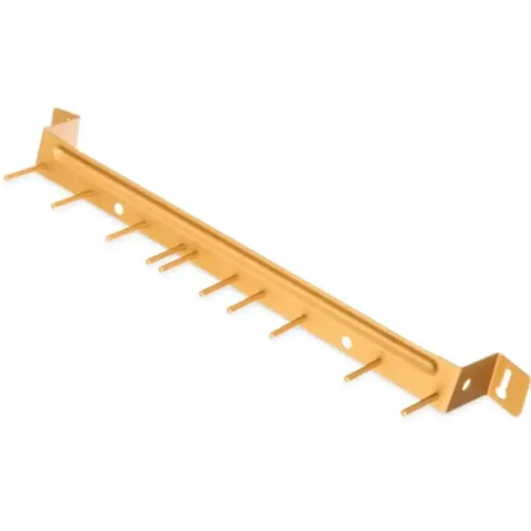 Carlisle Brush Rack Aluminum 17" Long - Yellow 12/Case