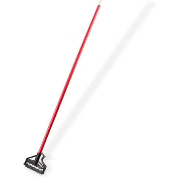 Carlisle Quick-Release Fiberglass Mop Handle 60" Red 12/Case