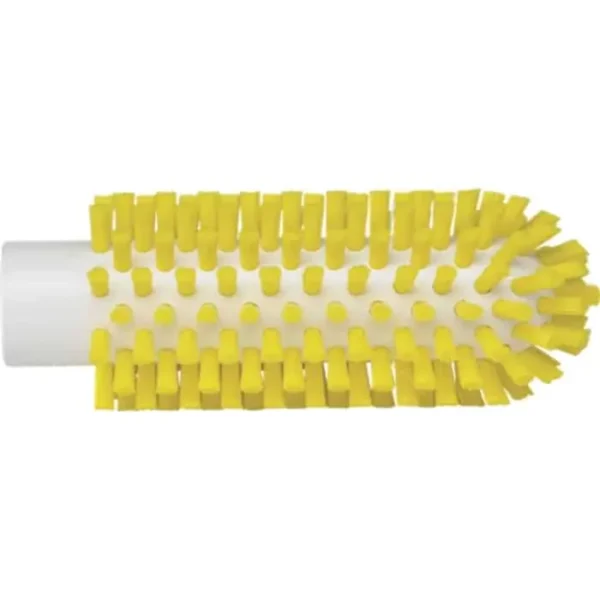Remco Vikan Pipe Brush Head Stiff Bristles 5.5" X 2" Yellow