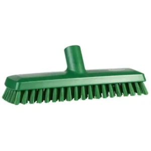 Remco Vikan Waterfed Deck Scrubbing Broom Stiff Bristles Green