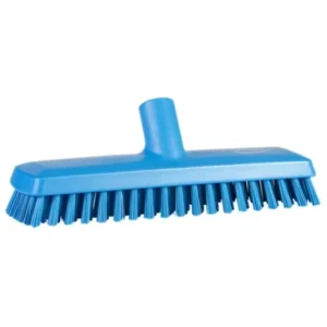 Remco Vikan Waterfed Deck Scrubbing Broom Stiff Bristles Blue