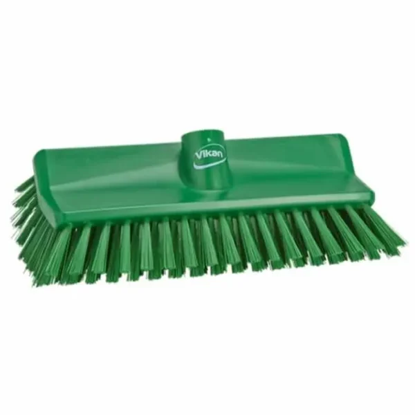 Remco Vikan High-Low Broom Brush Medium Bristles 10.5" Green