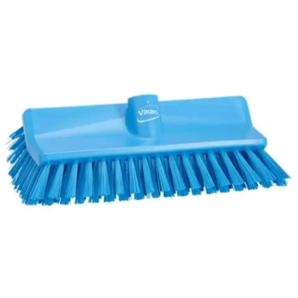 Remco Vikan High-Low Broom Brush Medium Bristles 10.5" Blue