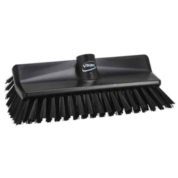 Remco Vikan High-Low Broom Brush Medium Bristles 10.5" Black